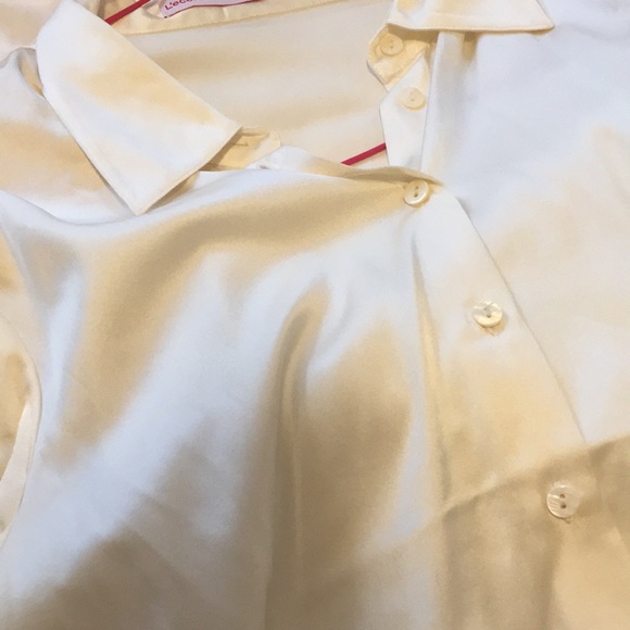 Pearl Satin Button Up - Picture 7 of 7